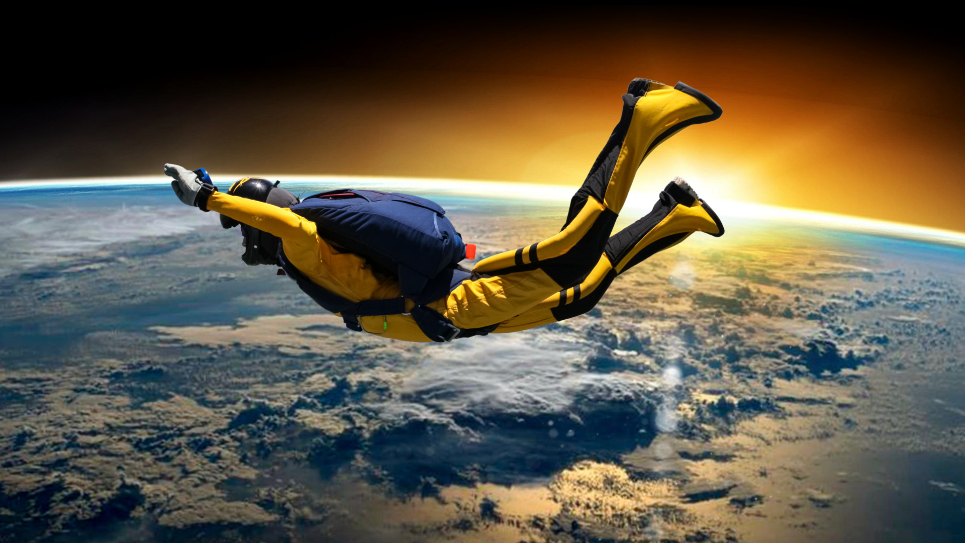 space diving, ejtőernyőzés, crazy, ÉlményBróker